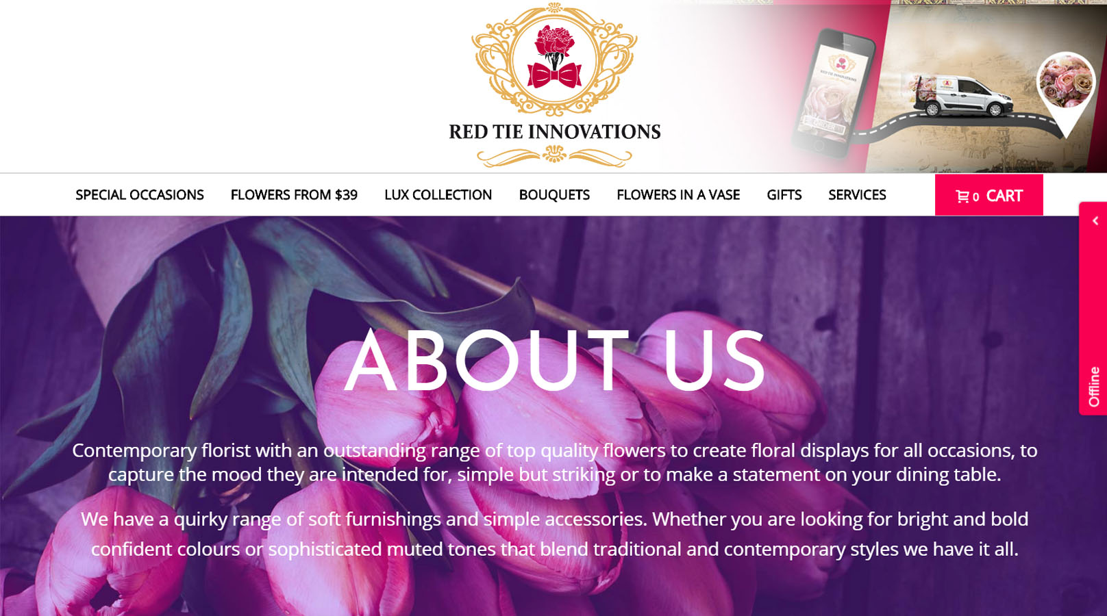 Red Tie Innovations eCommerce Lucrări Purple Media