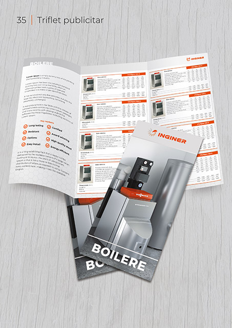 Inginer BrandBook Triflet publicitar
